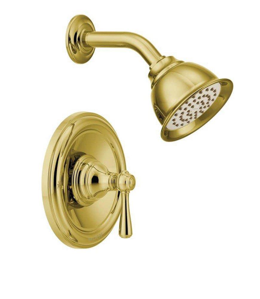 Moen Brushed Nickel Shower Trim Kit with Single Lever Handle and 1-Function Showerhead 