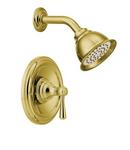 Moen Brushed Nickel Shower Trim Kit with Single Lever Handle and 1-Function Showerhead 