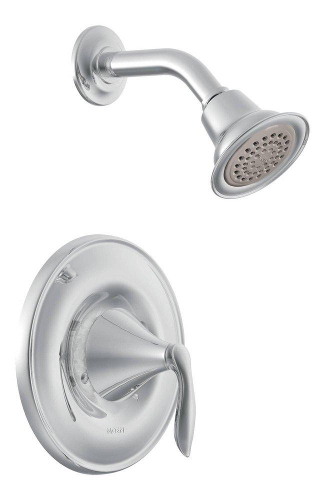 Moen Chrome 1.75 gpm Single Lever Handle Valve Shower with Trim Kit 