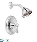 Single Handle Posi-Temp Pressure Balanced Shower Trim Only with Eco-Performance Shower Head in Polished Chrome