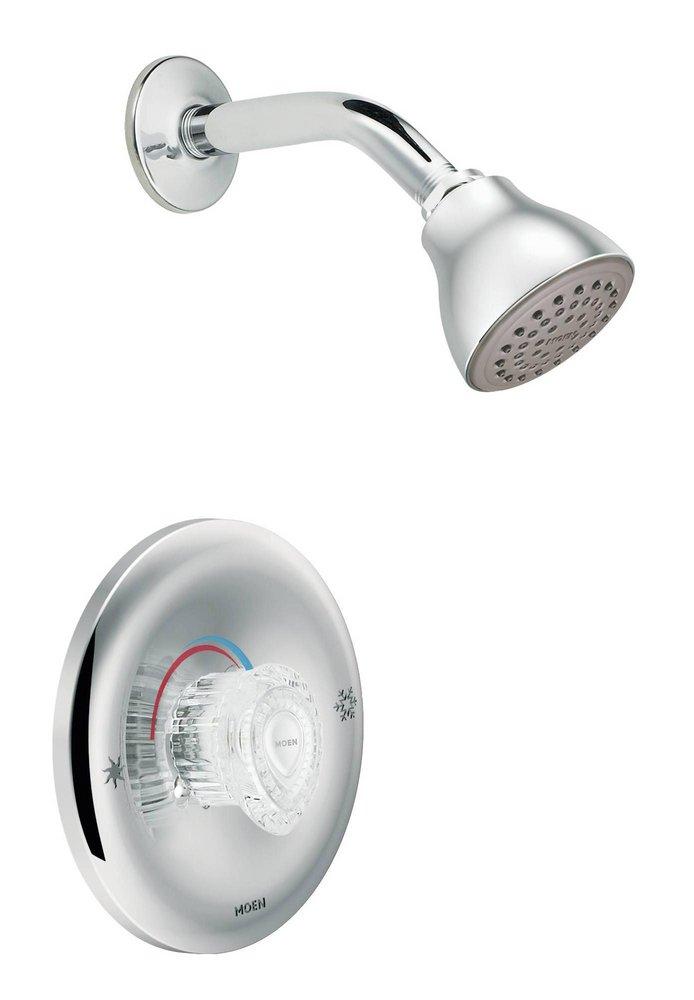 Moen Polished Chrome 1.75 gpm Shower Valve Trim only with Showerhead 