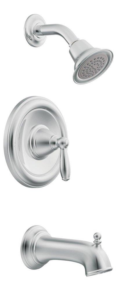 Moen Chrome Single Handle Single Function Bathtub & Shower Faucet (Trim Only) 