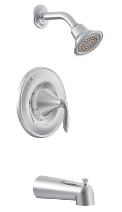 One Handle Single Function Bathtub & Shower Faucet in Chrome (Trim Only)