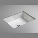 19-3/4 x 15-5/8 in. Rectangular Undermount Bathroom Sink in White