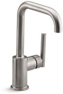 KOHLER Vibrant&reg; Stainless Single Handle Kitchen Faucet 