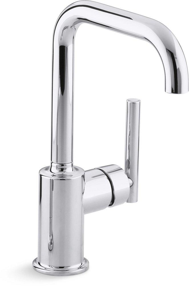 KOHLER Polished Chrome Single Handle Kitchen Faucet 