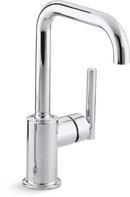 Single Handle Monoblock Bar Faucet in Polished Chrome