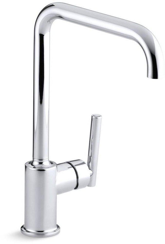 KOHLER Polished Chrome Single Handle Kitchen Faucet 