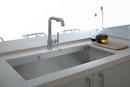 KOHLER Polished Chrome Single Handle Pull Out Kitchen Faucet 