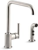 Single Handle Kitchen Faucet with Side Spray in Vibrant® Stainless