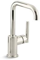 KOHLER Vibrant&reg; Polished Nickel Single Handle Kitchen Faucet 