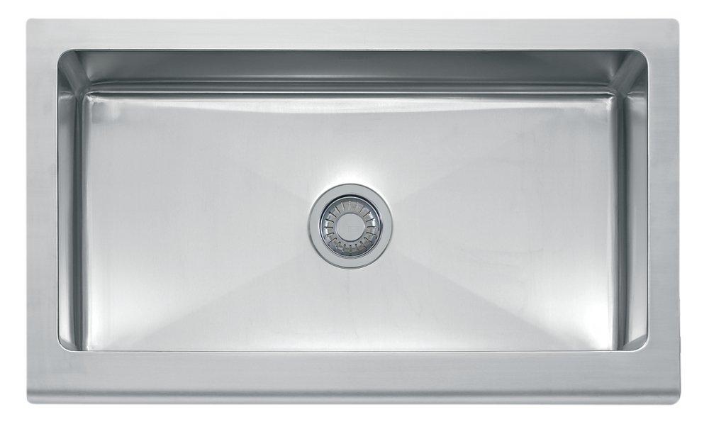Franke Stainless Steel 36 x 20-7/8 in. Stainless Steel Single Bowl Farmhouse Kitchen Sink 