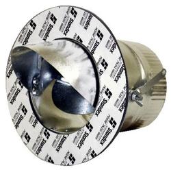 8 x 11 in. Galvanized Steel Starting Collar in Round Duct