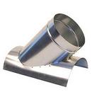 6 in. Galvanized Steel Saddle in Round Duct