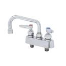 T&S Brass Chrome Plated Deckmount Workboard Faucet with Swing Nozzle 