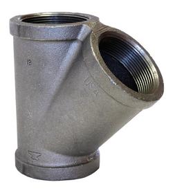 1 in. FNPT 150# 45 Degree Galvanized Malleable Iron Wye