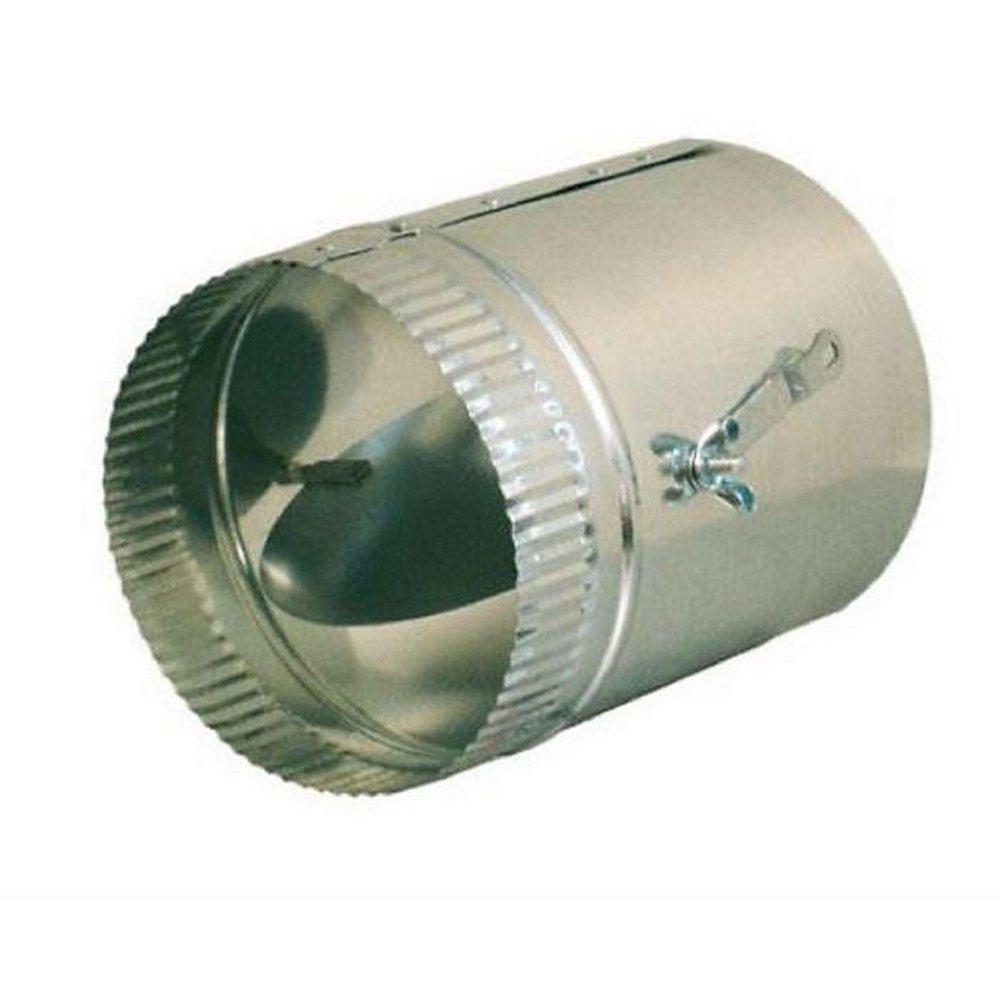 Silver 9 in. 26 ga Long Volume Damper 