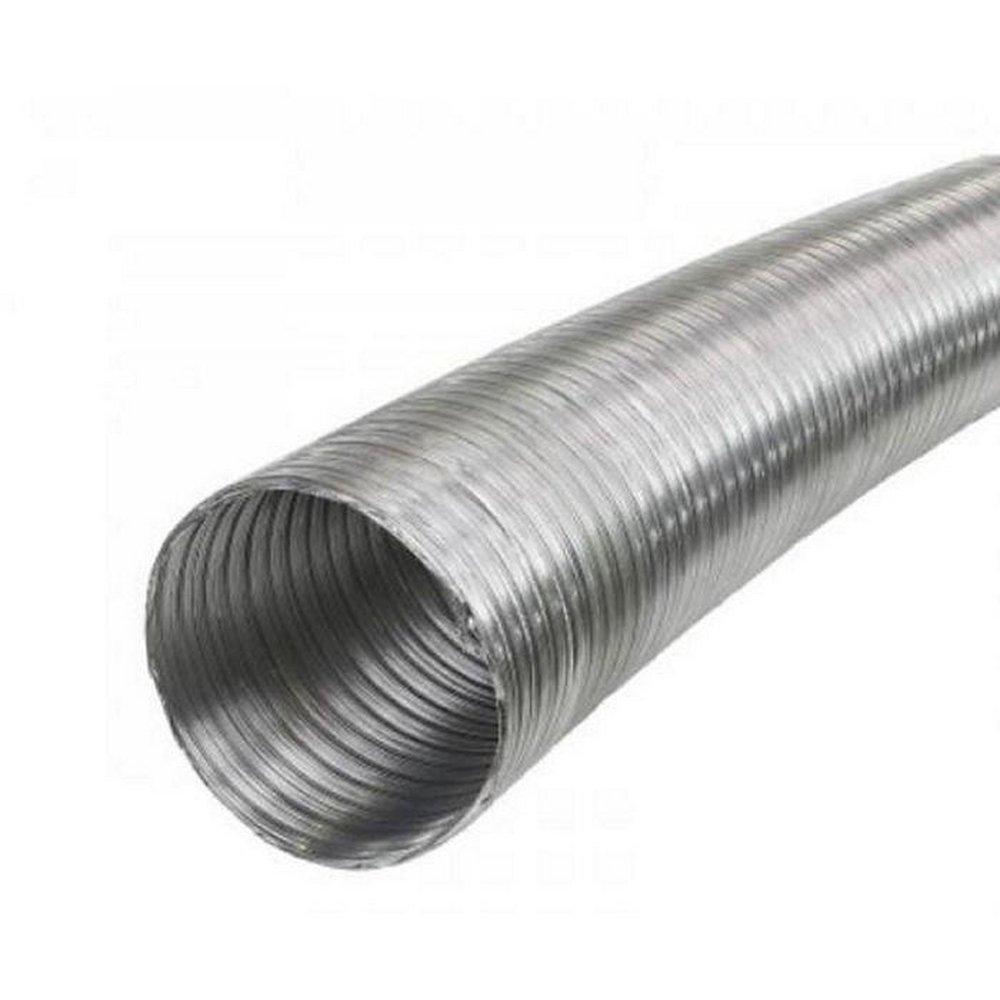 Silver 10 ft. Silver Uninsulated Flexible Air Duct 