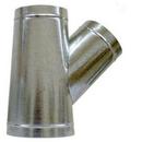 16 in. x 16 in. x 16 in. 26 ga Galvanized Steel Tee Wye