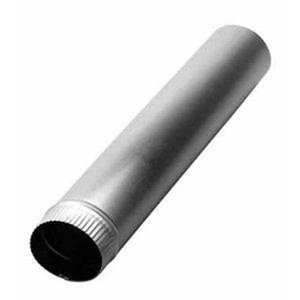3 ft. 26 ga Galvanized Steel Round Duct Pipe 