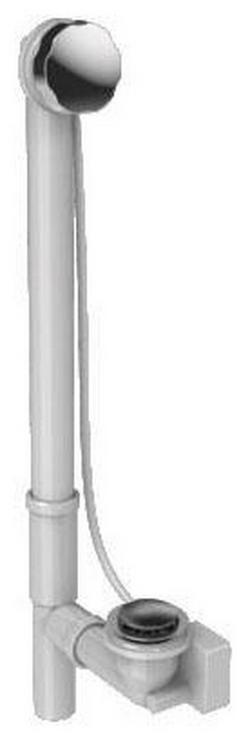 19 in. Plastic Cable Drain in Polished Chrome