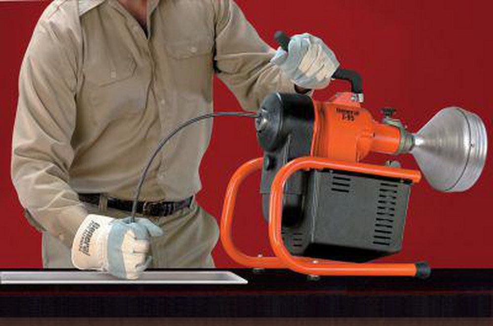 General Pipe Cleaners Orange Drain Cleaner with 7/8 in. and 5/8 in. Sections 