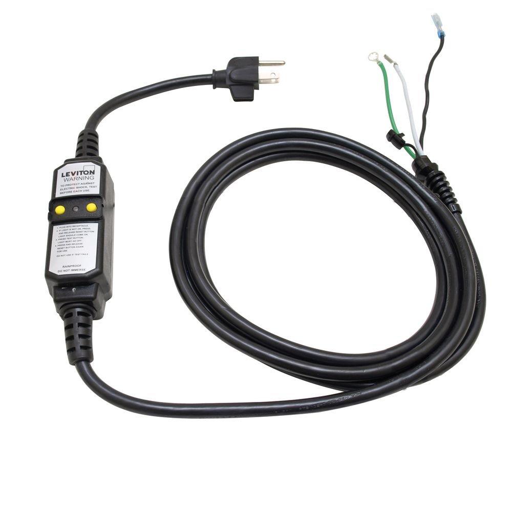 General Pipe Cleaners Black Ground Fault Circuit Interrupter with Cord 