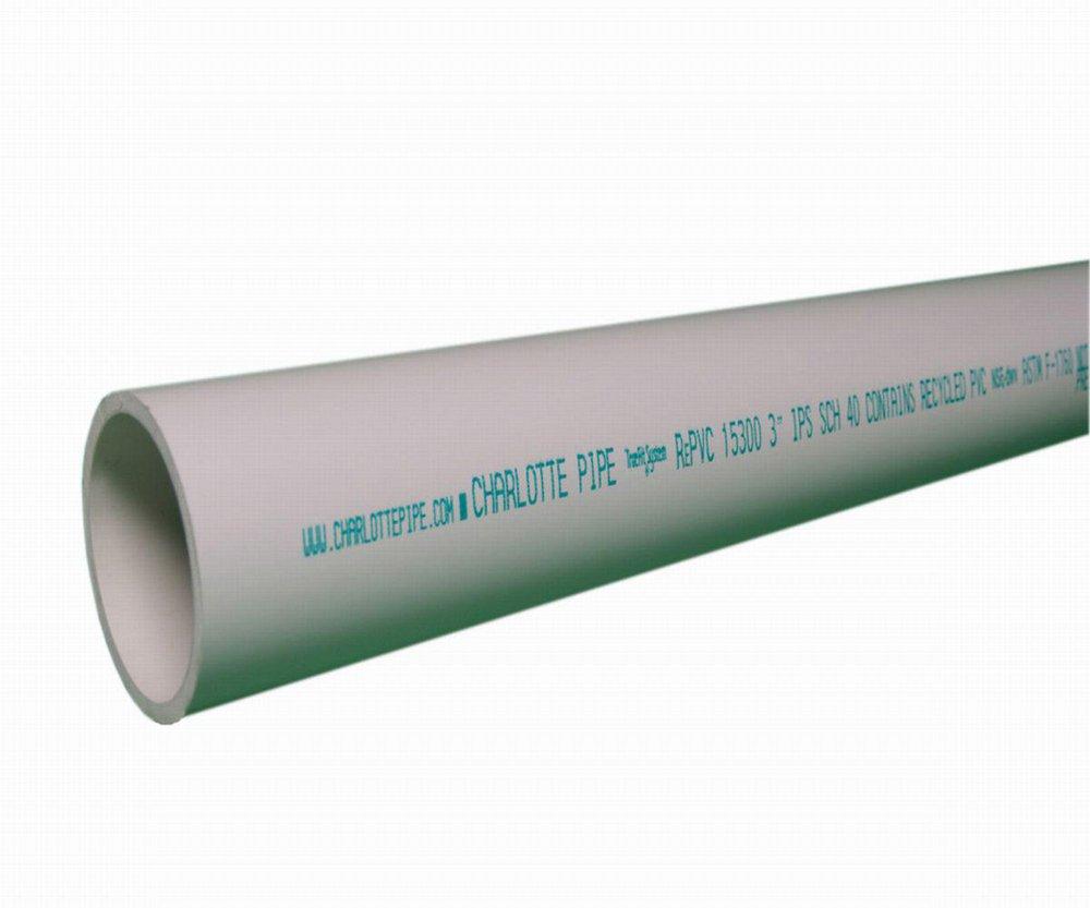 White 20 ft. Schedule 40 PVC Pressure Pipe 
