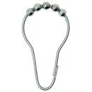 Bradley Corporation Stainless Steel Box Shower Curtain Hooks with Roller 
