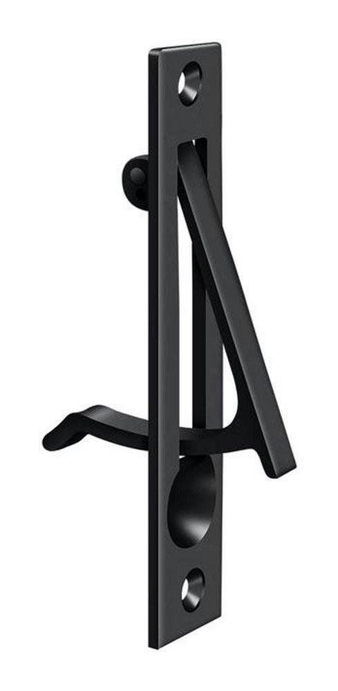 Deltana Enterprises Paint Black 4 x 3/4 in. Brass Edge Pull 