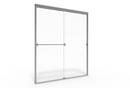Basco Shower Enclosures Silver 70 x 47 in. Frameless Shower Door 