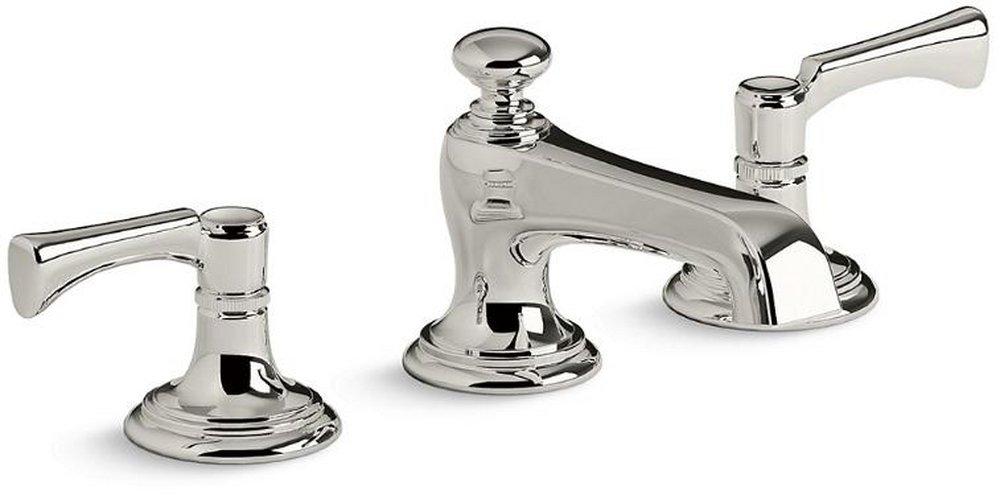 Kallista Nickel Silver Two Handle Widespread Bathroom Sink Faucet 
