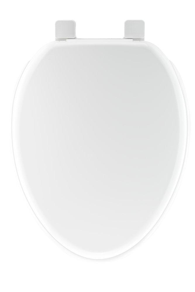 Mirabelle&reg; White Elongated Slow-Close Toilet Seat with Cover 