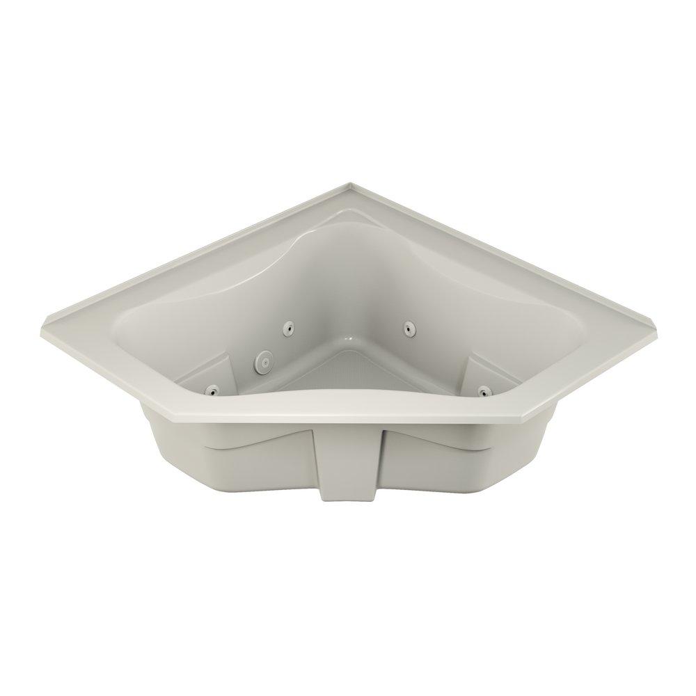 JACUZZI&reg; White 72 x 42 in. Air Bath Drop-In Bathtub with Center Drain 