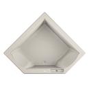 JACUZZI&reg; Oyster 65-3/4 x 65-3/4 in. Acrylic Corner Drop-In or Undermount Bathtub with Center Drain and J2 Basic Control 