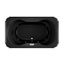 JACUZZI&reg; White 72 x 42 in. Whirlpool Drop-In Bathtub with Center Drain 