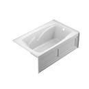 59-3/4 x 59-3/4 in. Acrylic Corner Drop-In Air Bathtub with Center Drain and J5 LCD Control in White