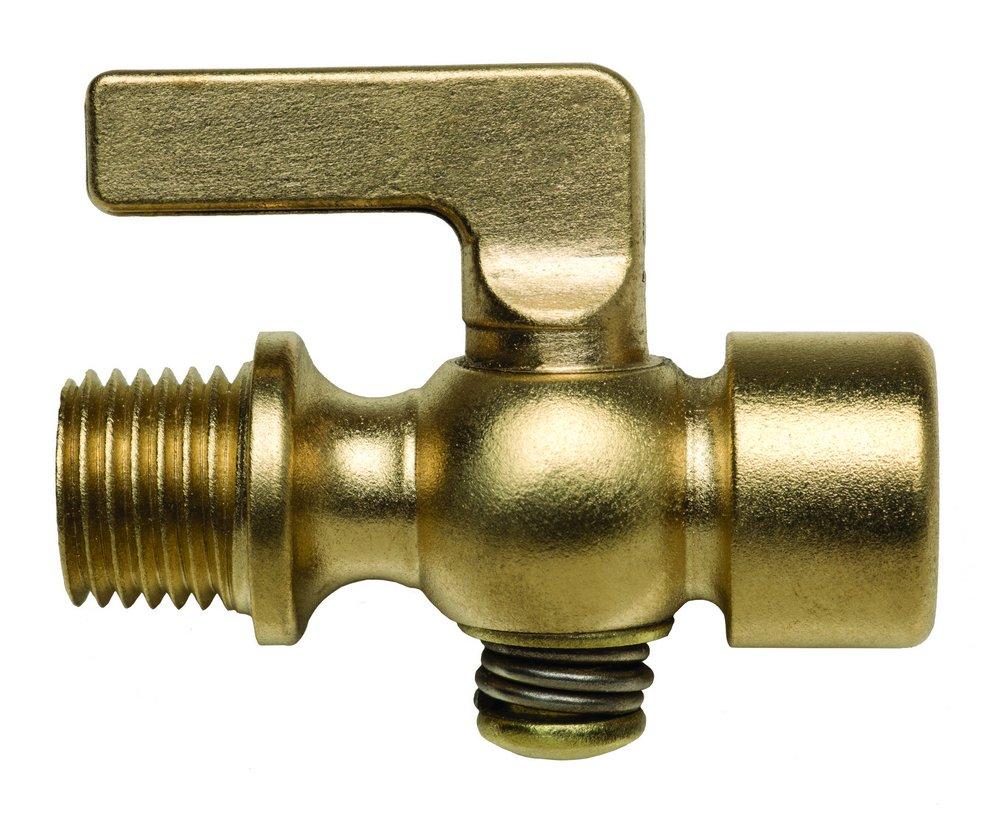 Apollo Valves Satin Brass Brass 80 psig Male x Female Shut Off Valve 
