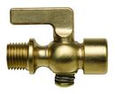 Apollo Valves Satin Brass Brass 80 psig Male x Female Shut Off Valve 