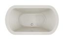 66 x 42 in. Drop-In Bathtub with Center Drain in Oyster