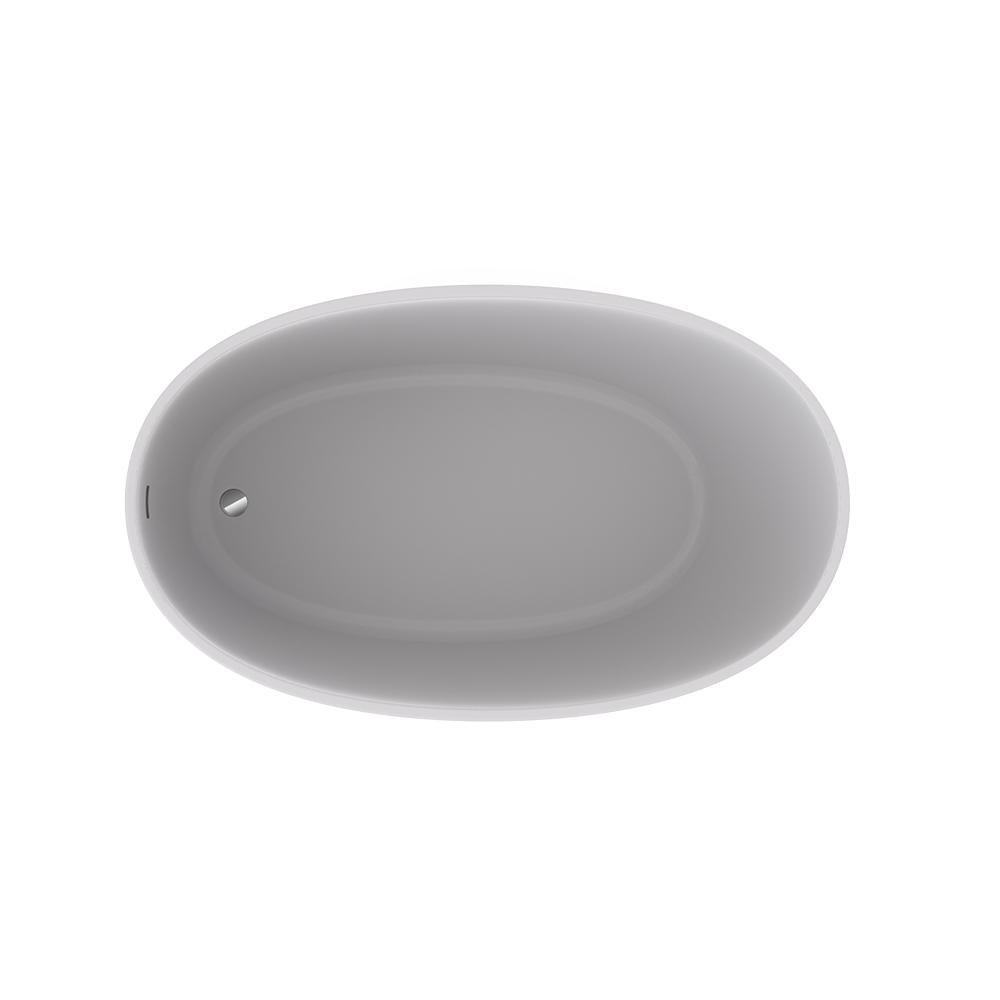 JACUZZI&reg; Oyster 72 x 42 in. Drop-In Bathtub with Center Drain 