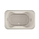 JACUZZI&reg; White 66 x 42 in. Whirlpool Drop-In Bathtub with Center Drain 