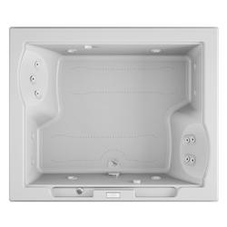 71-3/4 x 59-3/4 in. Whirlpool Drop-In Bathtub with Center Drain in White