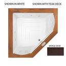 JACUZZI&reg; White 65-3/4 x 65-3/4 in. 15-Jet Acrylic Corner Drop-In or Undermount Spa Combination Bathtub with Center Drain and J5 LCD Control 