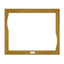72 x 60 in. Wood Frame with Single Zone Control Cutout in Teak