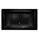 JACUZZI&reg; Black 72 x 42 in. Whirlpool Drop-In Bathtub with Center Drain 