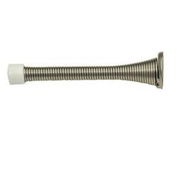 3-3/4 in. Spring Door Stop in Satin Nickel