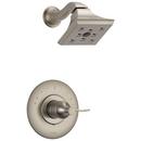 Pressure Balance Shower Trim with Single Lever Handle in Brilliance Brushed Nickel (Trim Only)