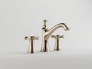 Brizo Polished Nickel Two Handle Widespread Bathroom Sink Faucet Handles Sold Separately 