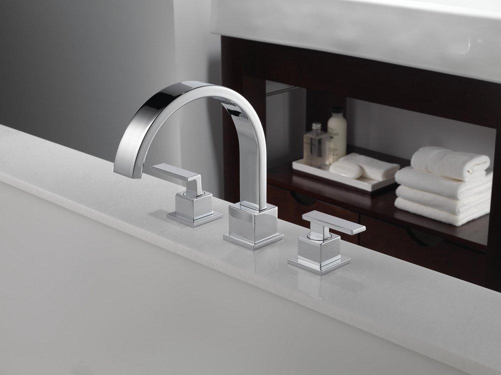 Delta Faucet Chrome Two Handle Roman Tub Faucet Trim Only 
